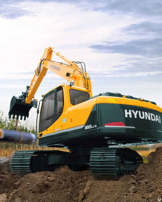 Экскаватор hyundai r180nlc 9s